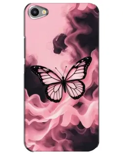 Чехол для Meizu U20 с картинкой «Бабочка в дыму»