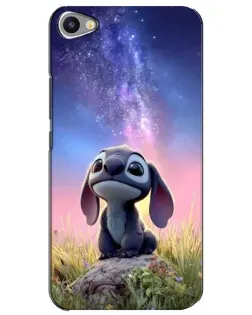 Чехол для Meizu U20 с картинкой «Стич на рассвете»