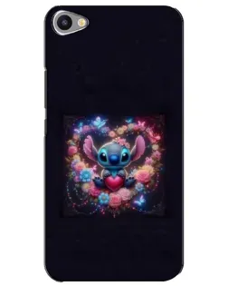Чехол для Meizu U20 с картинкой «Stitch в цветах»
