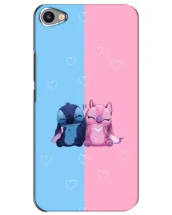 Чехол для Meizu U20 с картинкой «Stitch и Angel Love»