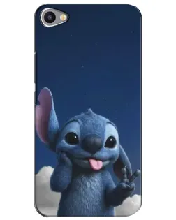 Чехол для Meizu U20 с картинкой «Стич в облаках»