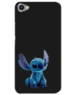 Чехол для Meizu U20 с картинкой «Стич на черном»