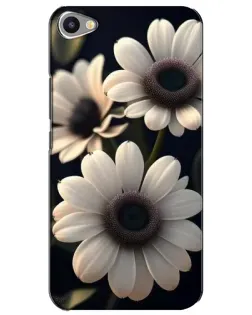 Чехол для Meizu U20 с картинкой «Белые маргаритки макро»