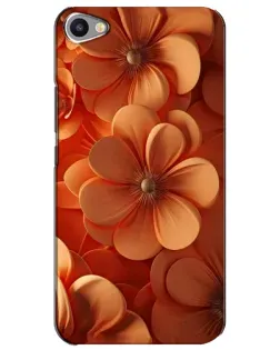Чехол для Meizu U20 с картинкой «Оранжевый макро цветок»
