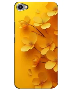 Чехол для Meizu U20 с картинкой «Золотые лепестки»
