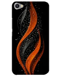 Чехол для Meizu U20 с картинкой «Огненная звездная волна»