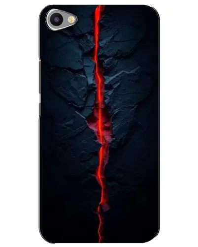 Чехол для Meizu U20 с картинкой «Kрасная лавовая трещина»