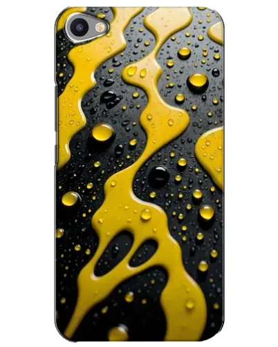 Чехол для Meizu U20 с картинкой «Жидкое желтое золото»
