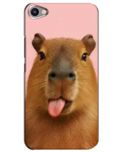 Чехол для Meizu U20 с картинкой «Капибара с языком»