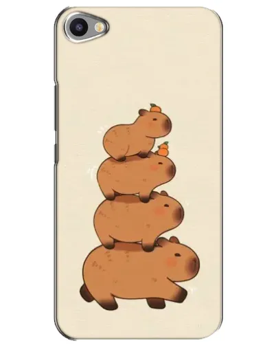 Чехол для Meizu U20 с картинкой «Башня из капибар»