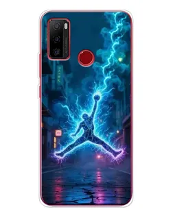 Чохол для Ulefone Note 10 з картинкою «Jordan Gold Jumpman»