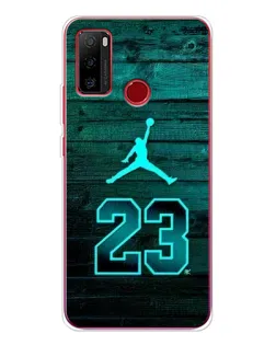 Чохол для Ulefone Note 10 з картинкою «Jordan Cyan 23» Чохол для Ulefone Note 10 з картинкою «Jordan Cyan 23»