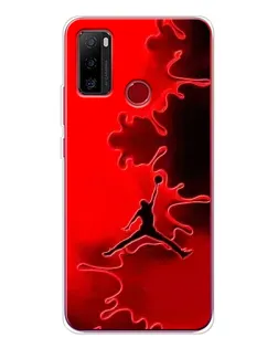 Чохол для Ulefone Note 10 з картинкою «Jordan Red Smoke» Чохол для Ulefone Note 10 з картинкою «Jordan Red Smoke»