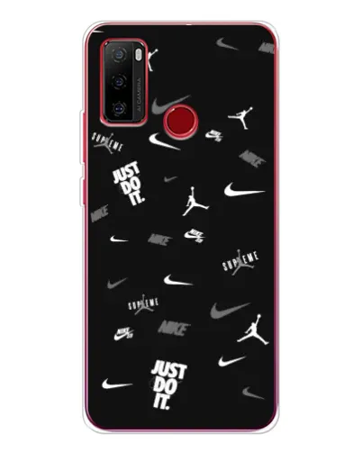 Чехол для Ulefone Note 10 с картинкой «Nike Black Pattern» Чехол для Ulefone Note 10 с картинкой «Nike Black Pattern»