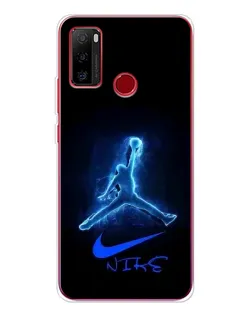 Чохол для Ulefone Note 10 з картинкою «Jordan Neon Blue» Чохол для Ulefone Note 10 з картинкою «Jordan Neon Blue»