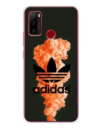 Чохол для Ulefone Note 10 з картинкою «Помаранчевий дим Adidas»