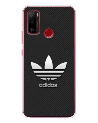 Чохол для Ulefone Note 10 з картинкою «Adidas Карбонова текстура»