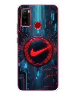 Чехол для Ulefone Note 10 с картинкой «Техногенный стиль Nike»