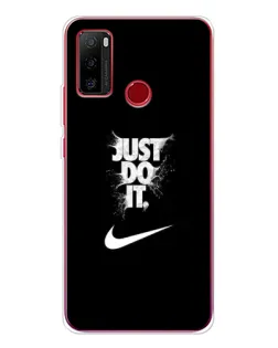 Чехол для Ulefone Note 10 с картинкой «Текстовый принт Nike»