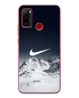 Чехол для Ulefone Note 10 с картинкой «Nike — зимние горы»