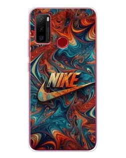Чехол для Ulefone Note 10 с картинкой «Nike в абстракции»