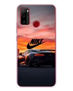 Чехол для Ulefone Note 10 с картинкой «Nike и суперкар»