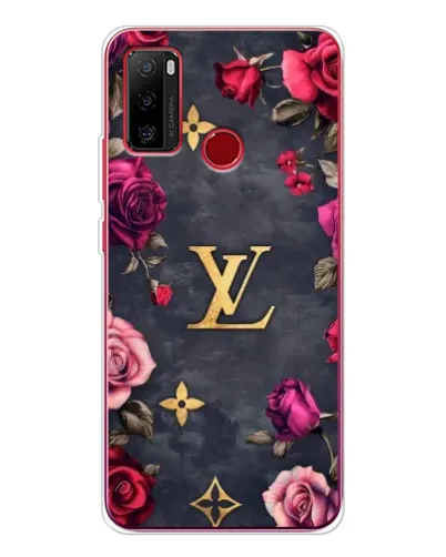 Чохол для Ulefone Note 10 з картинкою «Квітковий Louis Vuitton»