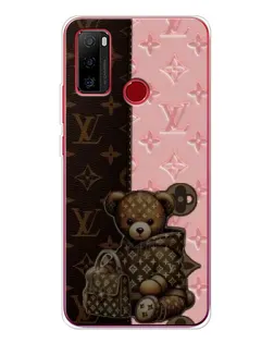 Чохол для Ulefone Note 10 з картинкою «Ведмедик у стилі LV»
