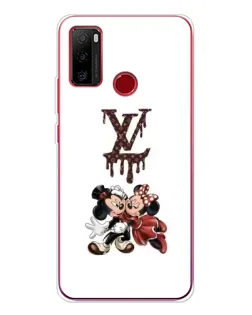 Чохол для Ulefone Note 10 з картинкою «LV та Міккі Маус»
