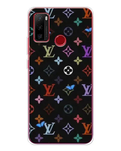 Чохол для Ulefone Note 10 з картинкою «Кольорова монограма LV»