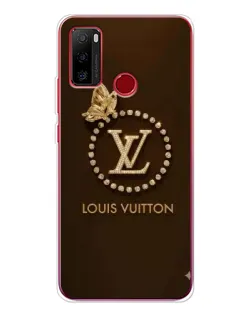 Чохол для Ulefone Note 10 з картинкою «LV — золота печатка»