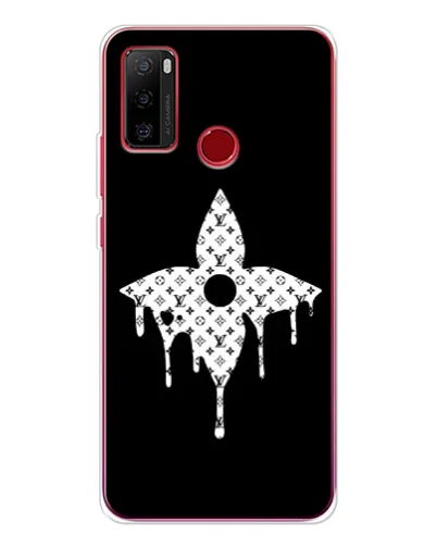 Чохол для Ulefone Note 10 з картинкою «Квіткова монограма»