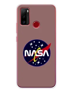 Чехол для Ulefone Note 10 с картинкой «NASA — ретро космос»