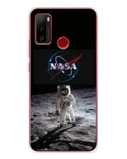 Чехол для Ulefone Note 10 с картинкой «Астронавт на Луне»
