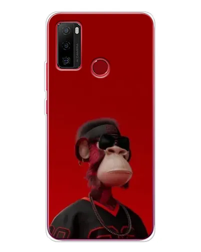 Чехол для Ulefone Note 10 с картинкой «Bored Ape в красном» Чехол для Ulefone Note 10 с картинкой «Bored Ape в красном»