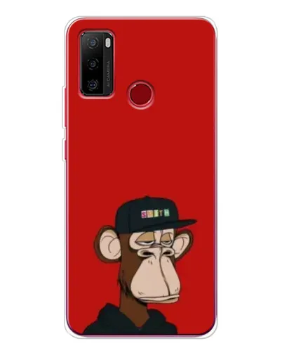 Чехол для Ulefone Note 10 с картинкой «Bored Ape — красный фон» Чехол для Ulefone Note 10 с картинкой «Bored Ape — красный фон»