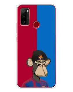 Чехол для Ulefone Note 10 с картинкой «Bored Ape — фанат Барсы»