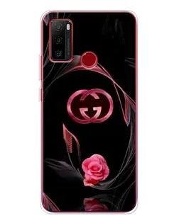 Чехол для Ulefone Note 10 с картинкой «Gucci — неоновая роза»
