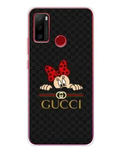 Чехол для Ulefone Note 10 с картинкой «Минни Маус Gucci — черный»