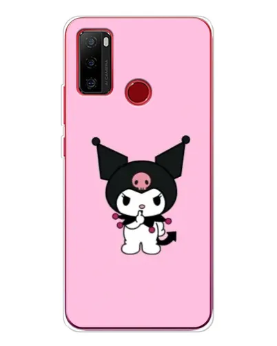 Чохол для Ulefone Note 10 з картинкою «Kuromi — рожева ніжність»