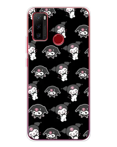 Чохол для Ulefone Note 10 з картинкою «Чорний паттерн Kuromi»