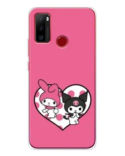 Чохол для Ulefone Note 10 з картинкою «Kuromi та My Melody»