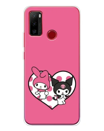 Чохол для Ulefone Note 10 з картинкою «Kuromi та My Melody»