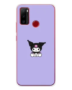 Чохол для Ulefone Note 10 з картинкою «Kuromi — фіолетовий мінімалізм»