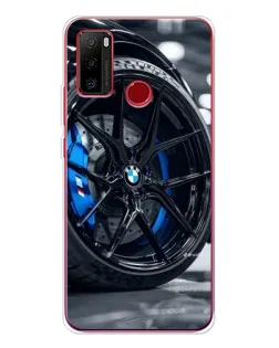 Чехол для Ulefone Note 10 с картинкой «Колесо BMW вблизи»