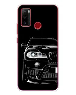 Чехол для Ulefone Note 10 с картинкой «Темный силуэт BMW»