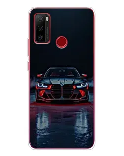 Чехол для Ulefone Note 10 с картинкой «BMW на мокрой дороге»