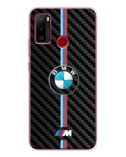 Чехол для Ulefone Note 10 с картинкой «Эмблема BMW и карбон»
