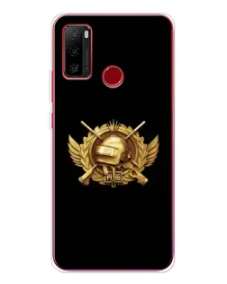 Чехол для Ulefone Note 10 с картинкой «PUBG — оранжевый градиент»