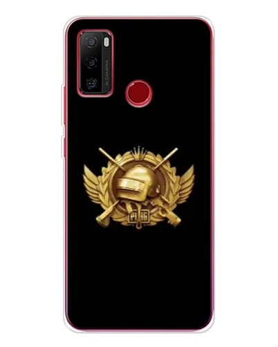 Чехол для Ulefone Note 10 с картинкой «PUBG — оранжевый градиент»